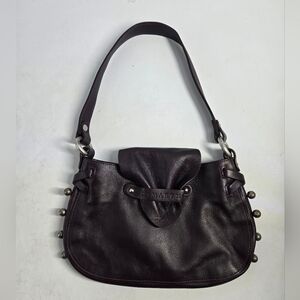 Lamarthe Paris Purple Leather Shoulder Bag